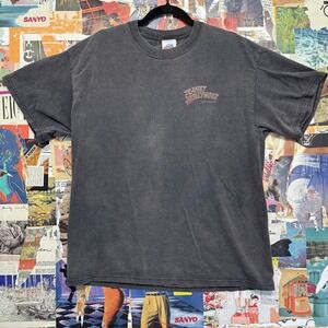 Vintage Planet Hollywood Las‎ Vegas Graphic T Shirt Extra Large Mens Gray Cotton